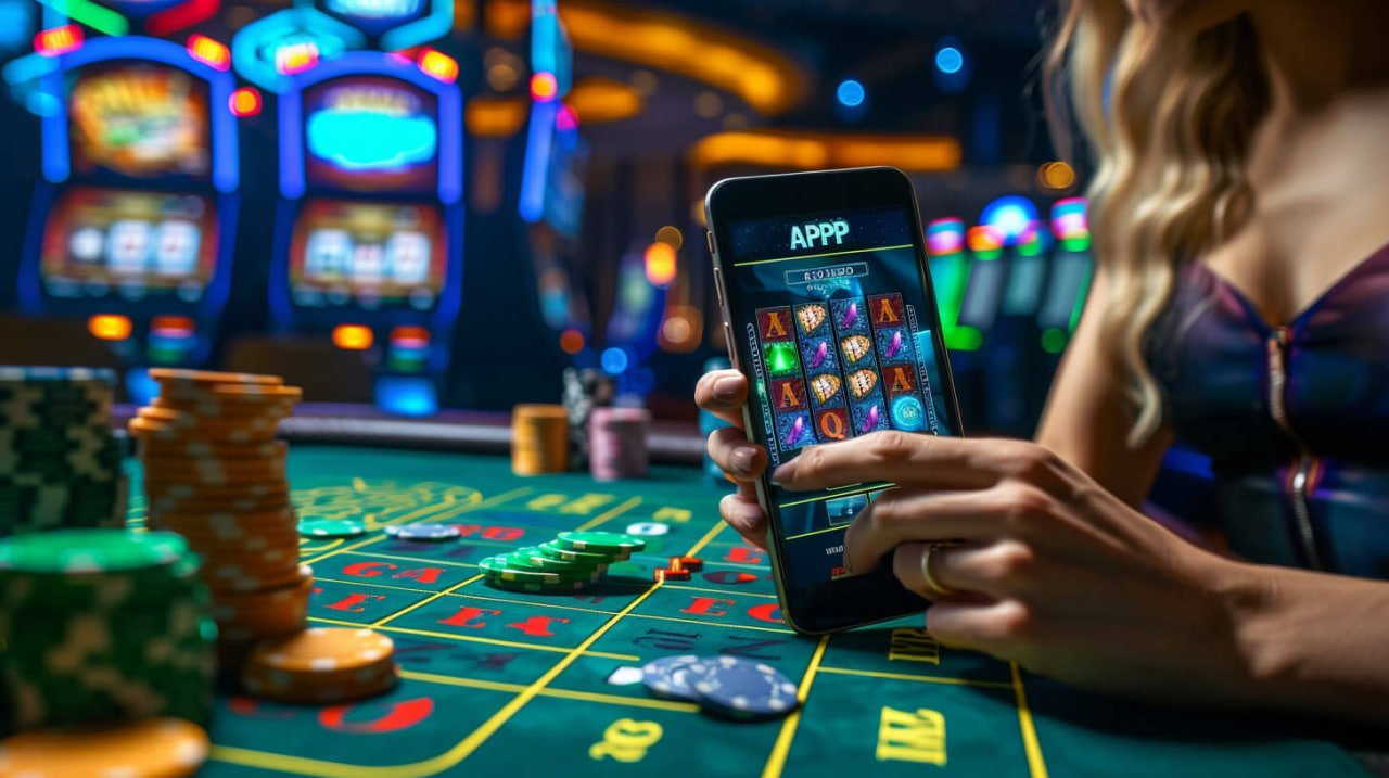 Live Baccarat table with dealer and side bets display
